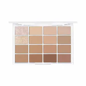 WAKEMAKE Soft Blurring 16 Colors Eye Palette - Eyeshadow, Makeup, Cosmetic