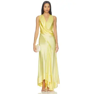 Acler Eastoncroft Maxi Dress in Lemon Sorbet