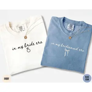 In My Bridesmaid Era Shirt, Comfort Colors Bridesmaid Proposal Gift, Maid of Honor Tee, Getting Ready Bridal Party Outfit, Bachelorette Shirts