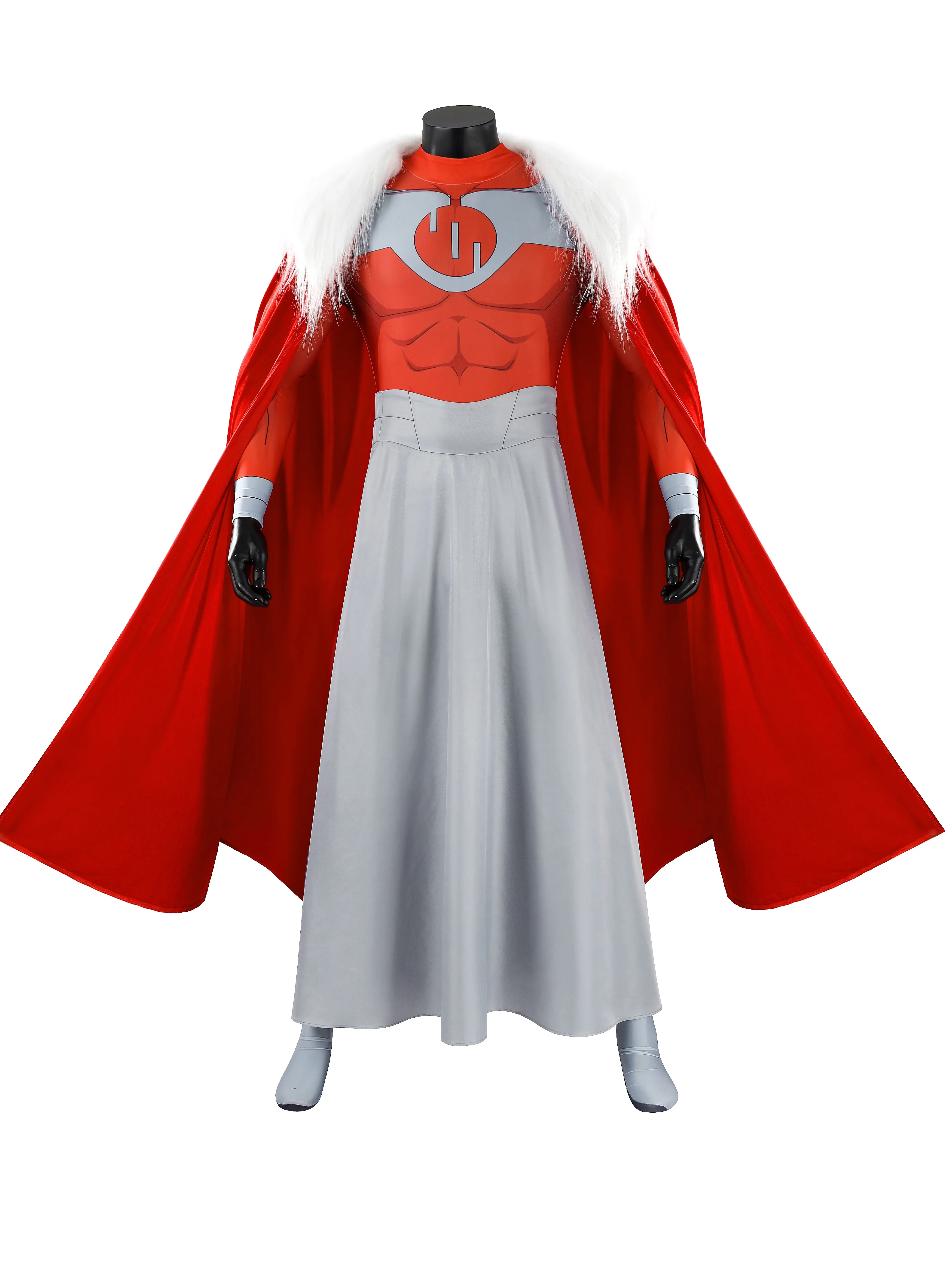 ECOSLAN Mens Thragg Costume Outfit with Cape Halloween Thragg Costume Full Set