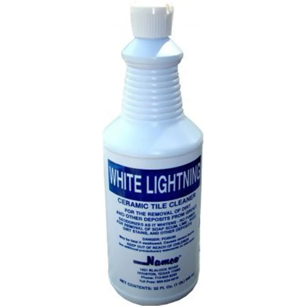 212 MAIN Namco White Lightning Tile & Grout Cleaner (1 qt, Case of 12) with Brush for Household Tile Cleaner Tasks, Cleaning
