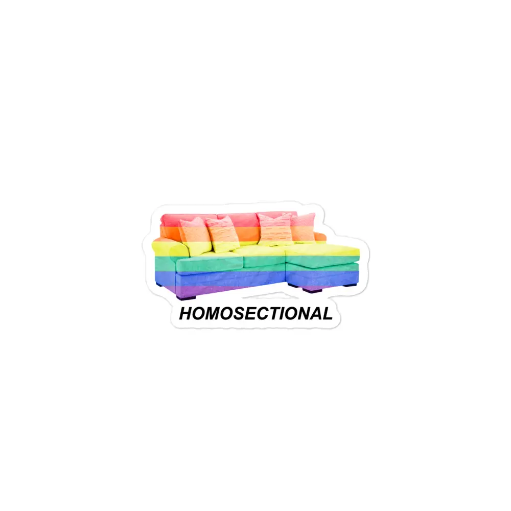 Homosectional sticker