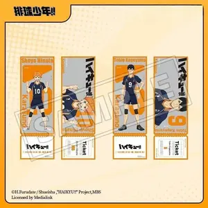 "Haikyuu!!" Character Illustration Laser Ticket Blind Box: A Treasured Gift for Fans-MINISO