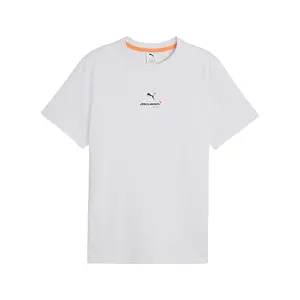PUMA Mens Mclaren Racing Crew Neck Short Sleeve Casual Tops Casual - White