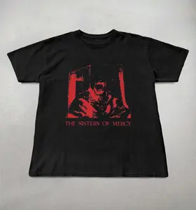 Sisters of mercy Tshirt, 80s rock band tee, retro graphic tee, gothic shirts, sisters of mercy graphic tee, unisex trendy cotton shirt