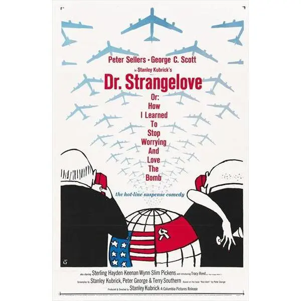 Dr. Strangelove or: How I Learned to Stop Worrying and Love the Bomb Movie Poster Print (11 x 17)