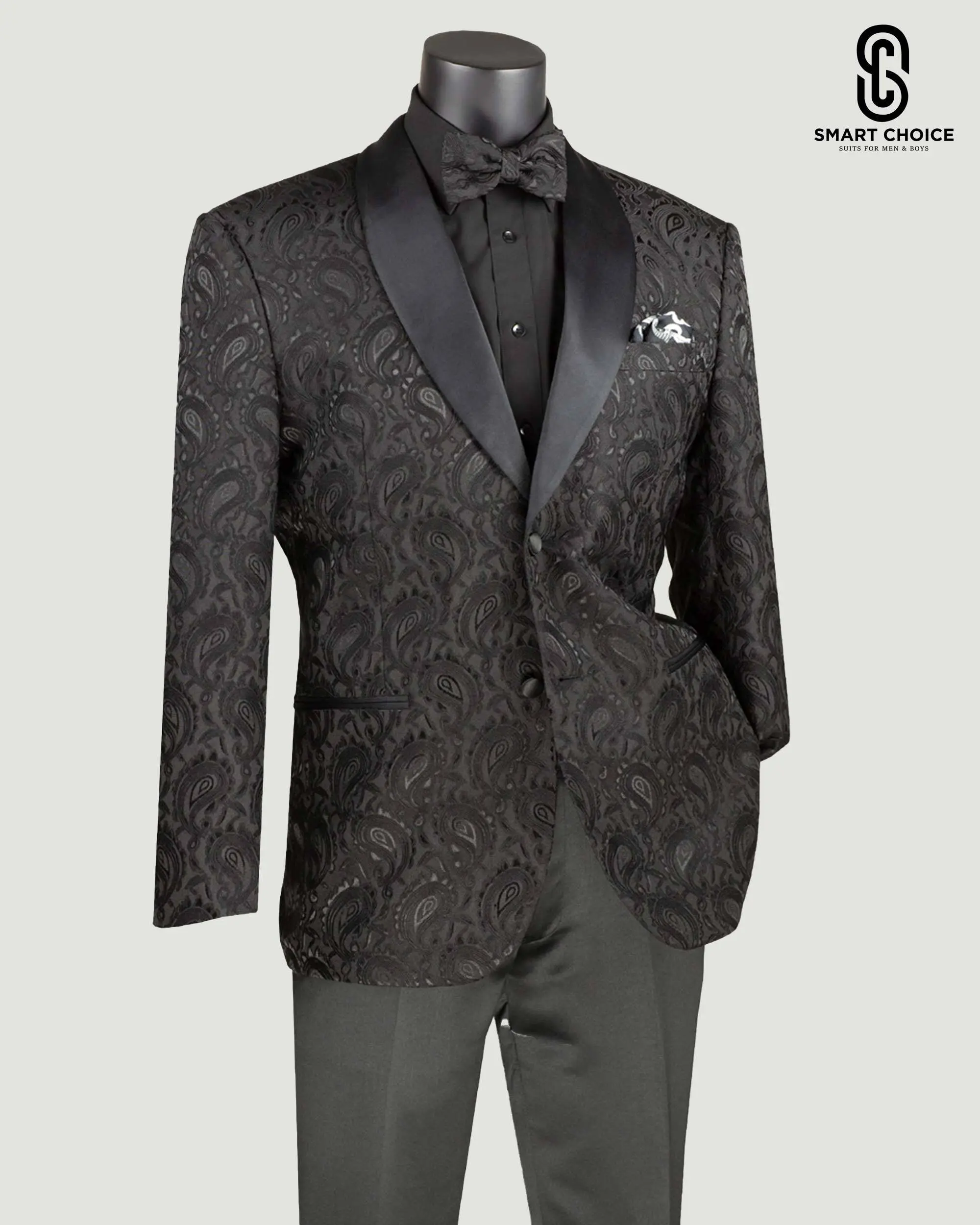 Men's Prom and Wedding Blazer Jacket in Black