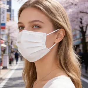 Smart Basic Iris Ohyama Non-Woven Pleated Fabric, Regular Size, Width 16.5 Cm, No Ear Pain