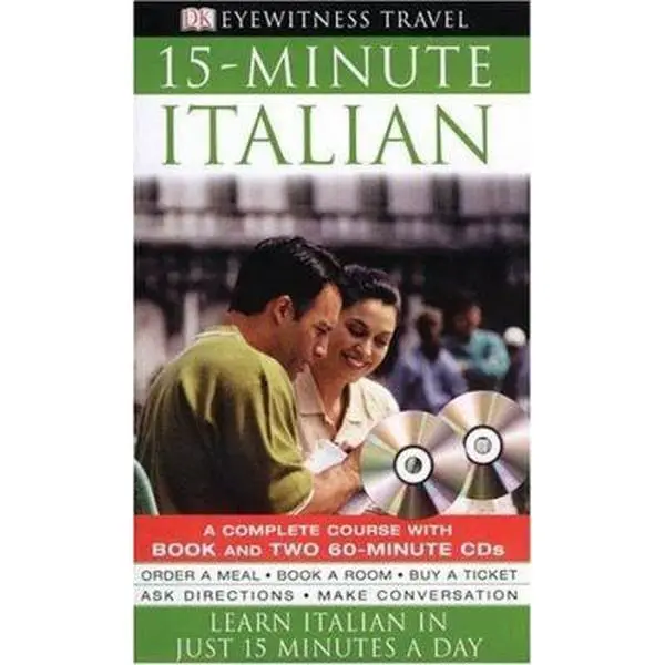 USED Book - Eyewitness Travel Guides: 15-Minute Italian (DK Eyewitness Travel 15-Minute Guides) by DK Publishing (Paperback) - english