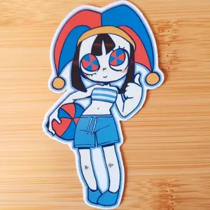 6 Styles The Amazing Digital Circus Paper Character Stickers, Cutest Design Stickers