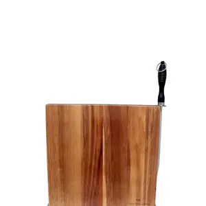 Magnetic knife block, magnetic on ALL FOUR SIDES AND EDGES