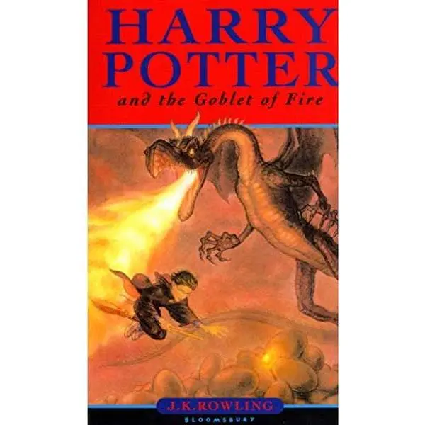 USED Book - Rowling, Joanne K., Vol.4 : Harry Potter and the Goblet of Fire; Harry Potter und der Feuerkelch, englische Ausgabe by J.K. Rowling (Paperback) - english