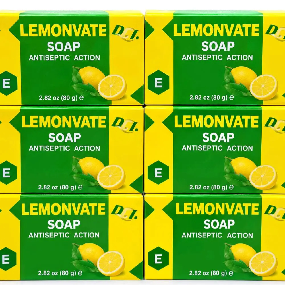 6 pcs lemovate soap Facial Cleansing