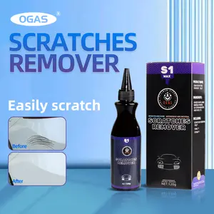OGAS Vehicle scratch remover, car scratch removal kit, with cleaning sponge, smooth paint repair agent, car and truck polishing agent