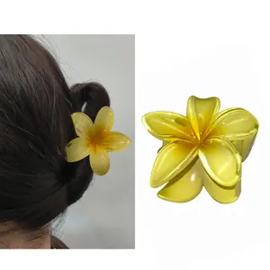 Sharp Hair Collection: Stylish Claw Hair Accessories for Women with Flower Design – Versatile and Perfect for Summer Parties