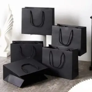 5 Piece Marble Pattern Gift Bags, Birthday Paper Bags, Festival Party Kraft Outer Packaging, Standing Kraft Bags, Party Supplies