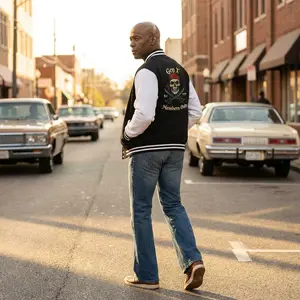 Letterman Jacket - Gen X Members Only 1965-1980 Vintage Style - 1970