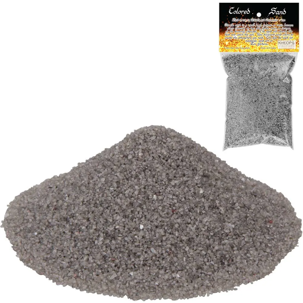 Colored Sand Brand Silver Altar Sand 4oz - Heat Stable & Reflective for Rituals & Sand Art - Canadian Crafted for Lunar & Psychic Alignment