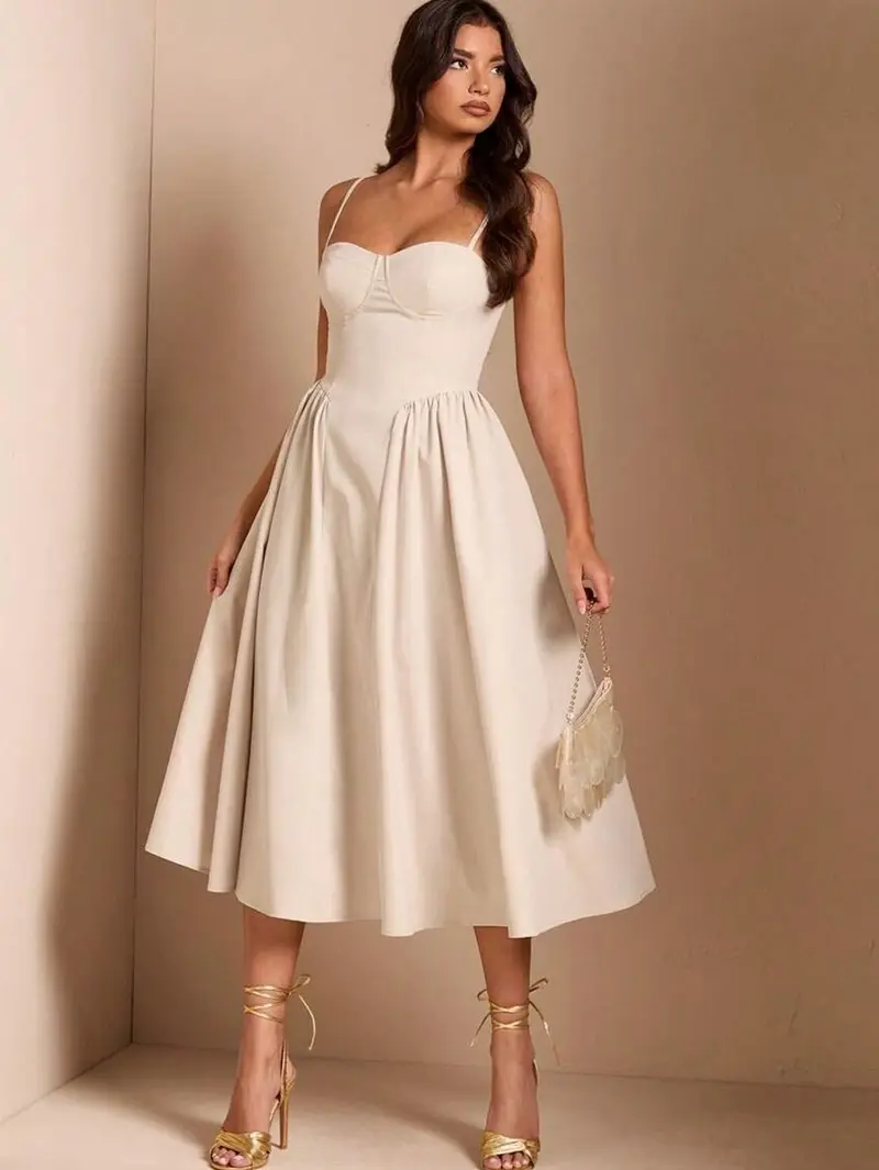Long white classy flowy dress - TikTok Shop Long white classy flowy dress - TikTok Shop