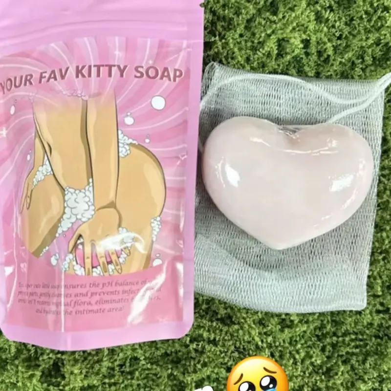 Gabbys Kitty Bar Made By Gabby Kreations  – Natural Feminine Care Soap for pH Balance, Odor Control & Hydration | Organic Herbal Ingredients | Gentle Yet Effective for Daily Intimate Hygiene | Handmade