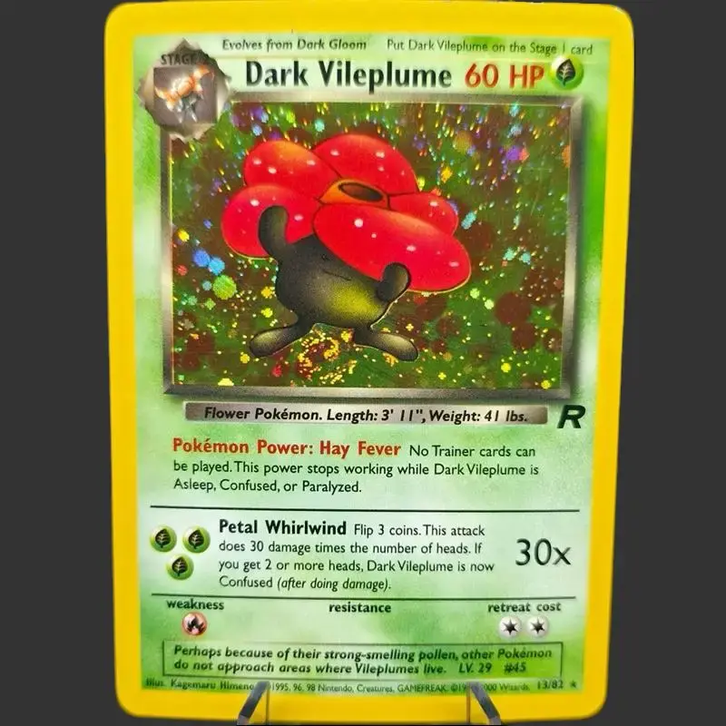 Dark Vileplume 13/82 with SWIRL - Team Rocket
