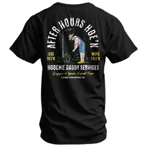 COMBAT IRON APPAREL™ After Hours Hoe'n Hoochie Daddy Services Men's T-Shirt