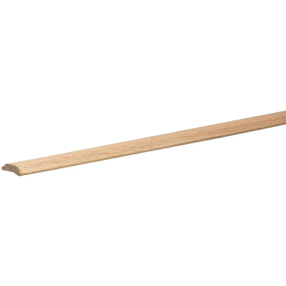 Thermwell Products Unfinished Oak Wood Carpet Bar - 1 in. x 6 ft, 0.6 lbs, Home DIY Floor Joiner Wood Strip for Home Needs (H112UF6)