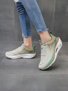 Women's Fashion Low-Top Sports Shoes, Sporty Running Fashion, Running Sneakers, Synthetic Material & Eva Sole, Ideal for Fitness, Running, Daily Wear, All Seasons, Breathable Fabric