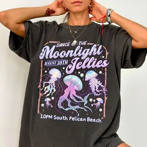 Dance of the Moonlight Jellies Stardew Valley Comfort Colors Shirt, Pelican Town Shirt, Gamer Gift