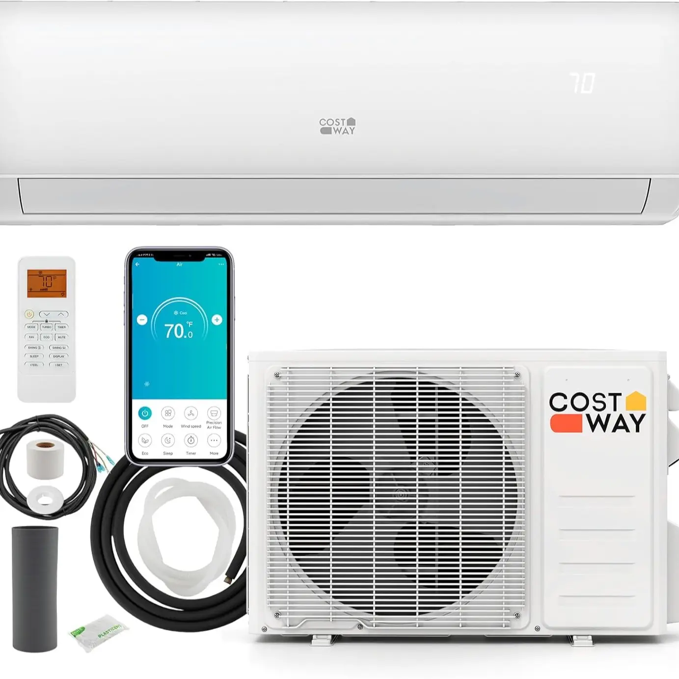 17000BTU, 208/230V, 17 SEER2-WIFI