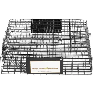 Rugged Ranch Chipmunkinator Humane Live-Catch Cage Trap for Small Rodents