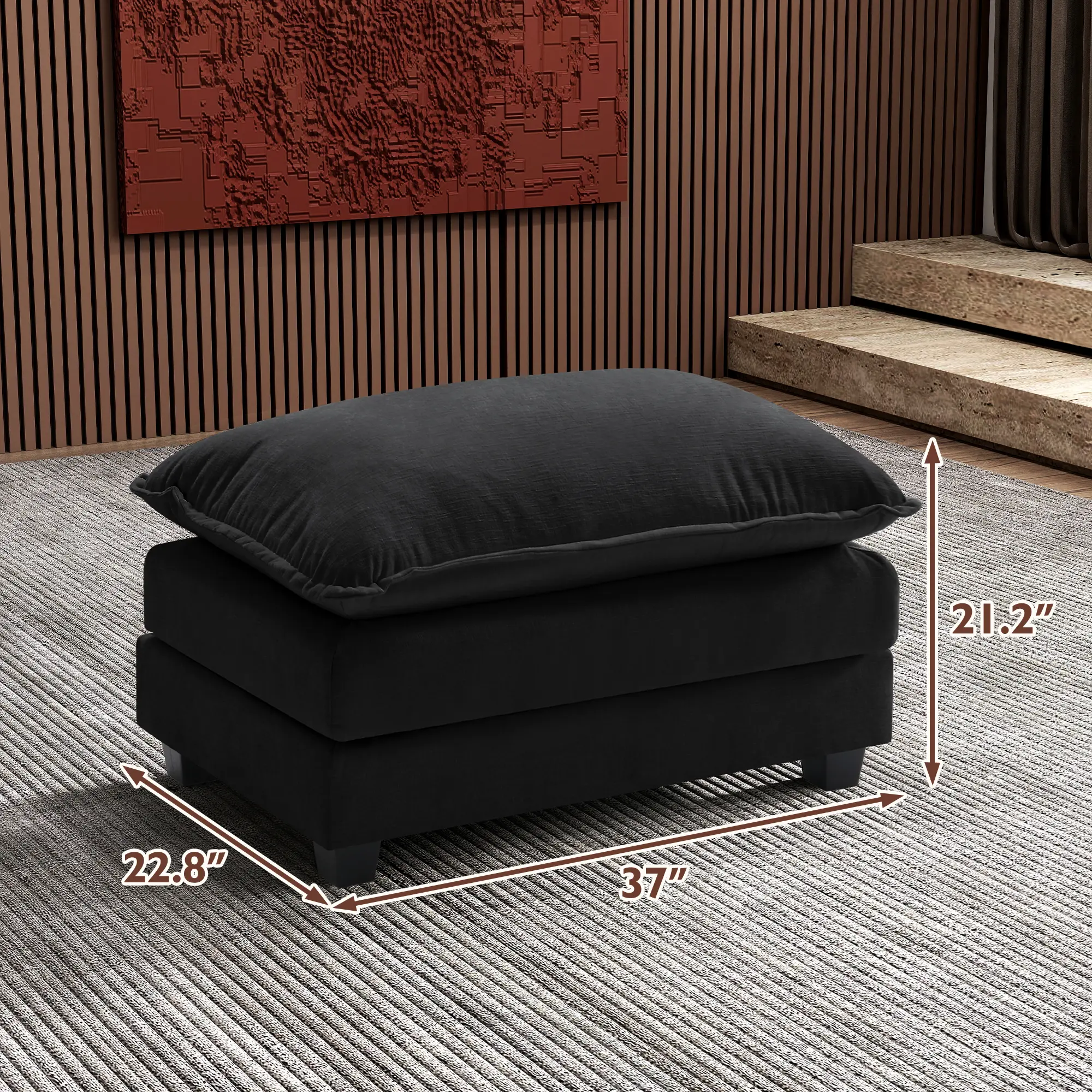 Chenille Black