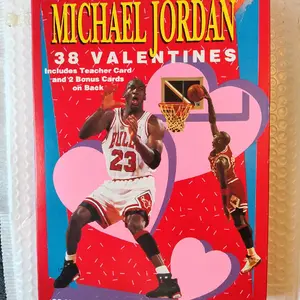 Vintage Michael Jordan Valentine's Collectible - New Old Stock, Unopened Original Box