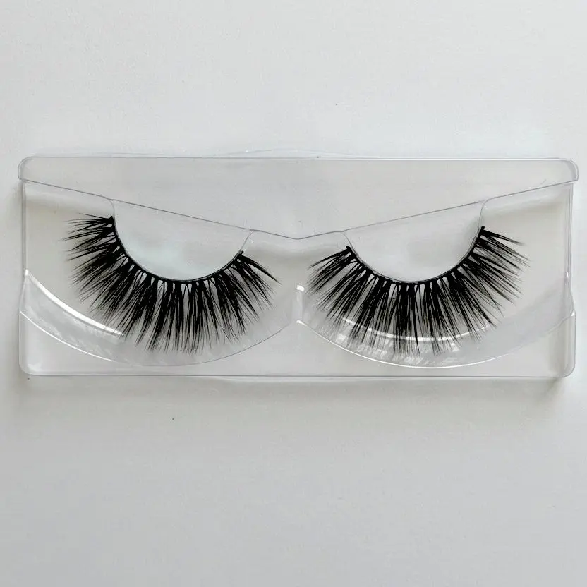 Dense Dramatic False Eyelashes 25mm Strip Lashes Trophy Wife by Labo Glam