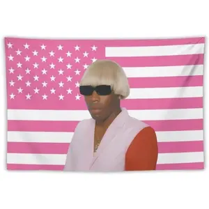 Singer tapestry home decoration rapper music wall album cover hanging painting poster picture printing creator tapestry living room bedroom decoration