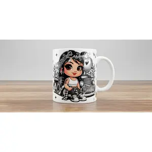 Lowrider Cutie - UVDTF Wrap for cups/hard surfaces sticker.