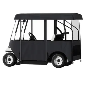 VEVOR Golf Cart Enclosure 86'', TikTokShopBlackFriday, 4-Person Golf Cart Cover, 4-Sided Fairway Deluxe, 300D Waterproof Driving Enclosure with Transparent Windows, Fit for 4-Seat EZGO, Club Car, Yamaha Carts