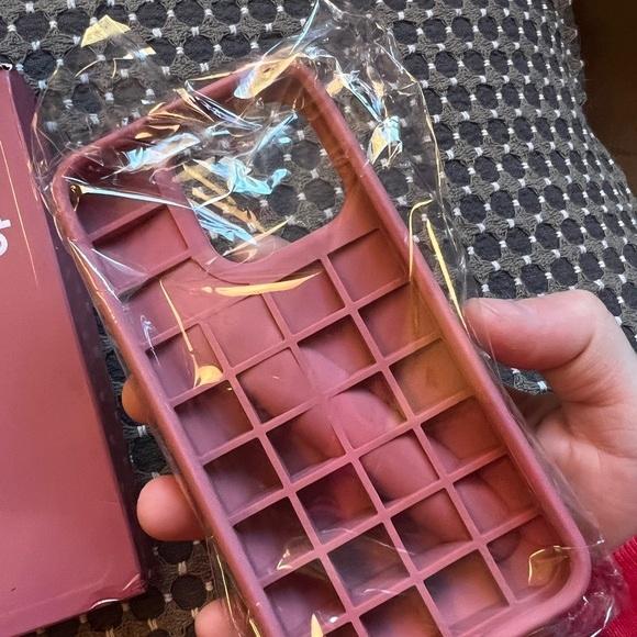 Rhode With box Makeup Pocket Phone Case with Lip Balm Holder for iPhone 11 12 13 14 15 16 17, Cute Protective Back Cover, Handy Beauty Storage Phone Accessory for Women and Girls