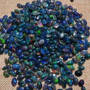 Smoked Welo Opal Mini Cabochons Mix | 5-9mm Bulk Gemstone Bags