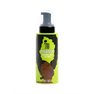 Pardon My Fro - Volumizing Mousse - Jojoba Oil Infused for Frizz-Free Curls & Coils - 300ml Wash-and-Go Foam Hair Mousse