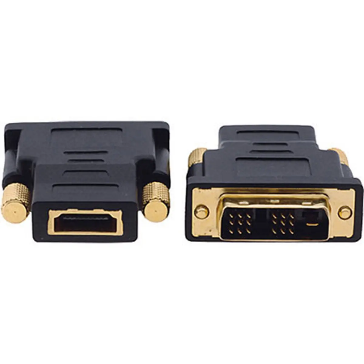 Kramer Electronics DVI-D Male to HDMI Female Digital Connector, Durable Audio-Video Accessory for Electronic Devices