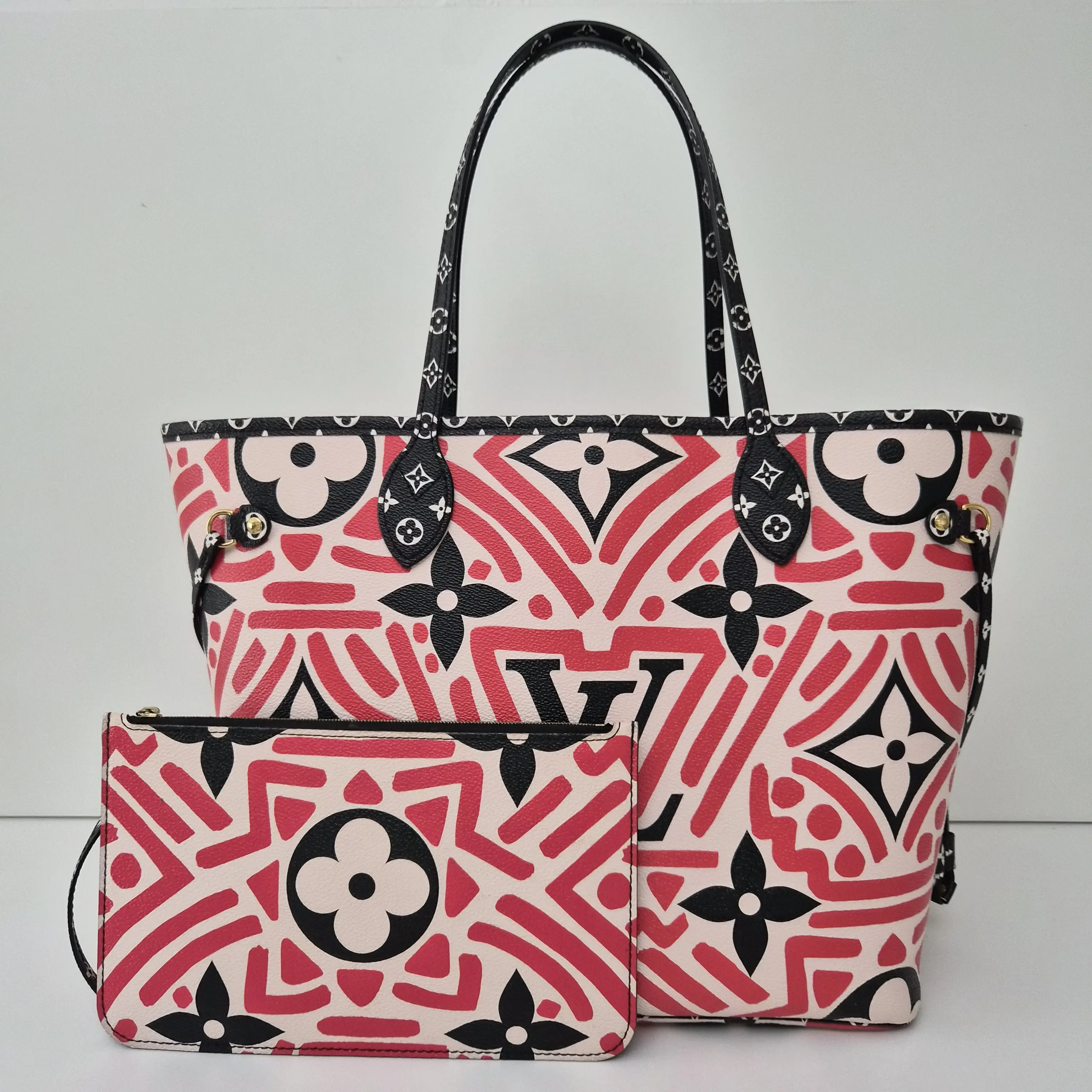Pre-owned Louis Vuitton canvas Tote Bags Crafty Neverfull MM Tote