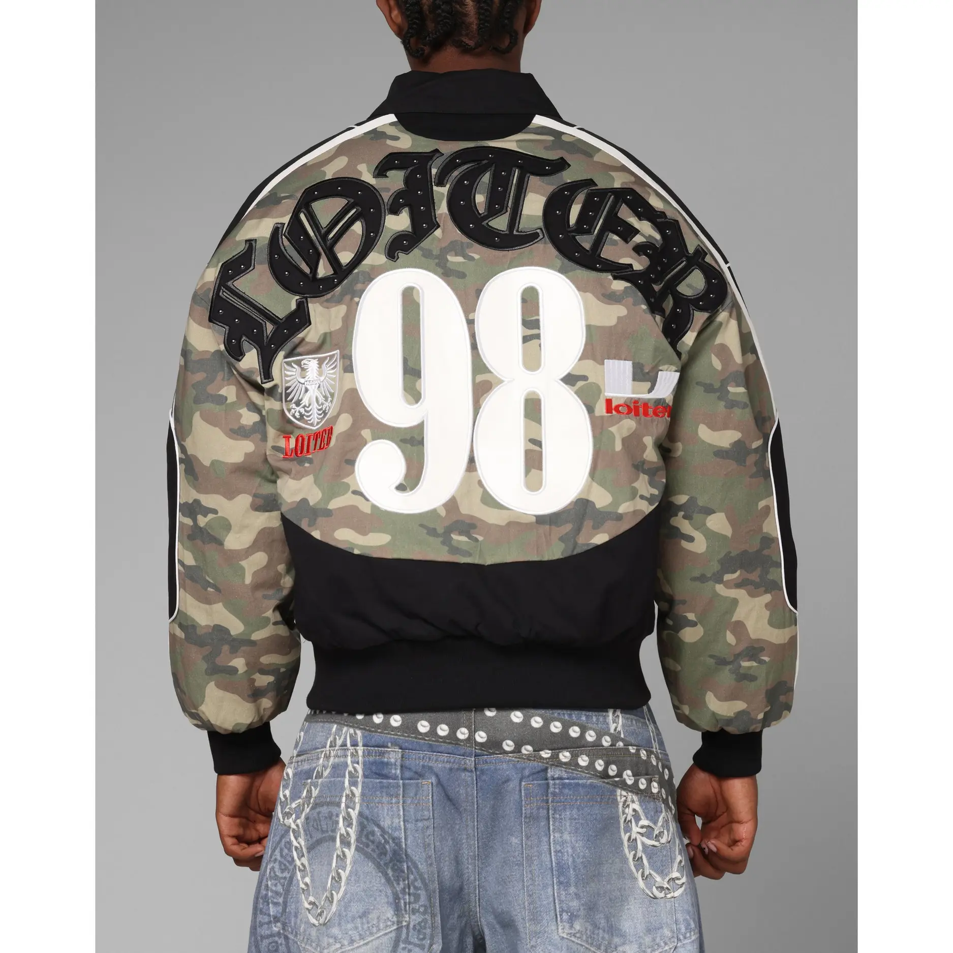 Loiter Enroute Racing Jacket Camo/Black