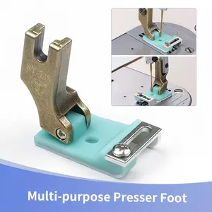New Edge Binding Fold Multifunctional Press Foot, Adjustable Line Position, Embroidery Ribbon, Sewing Accessory