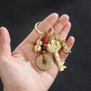 Fortune Five Blessings Feng Shui Set - Good Luck, Wealth, Health, and Success Amulets - Auspicious Chinese Amulets - Multi-purpose Occasion Gift Pack Decor Ornaments Sun Wukong Simplified Edition