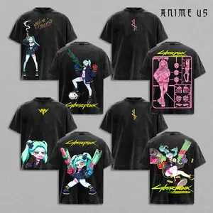 Retro Limited Vintage Edgerunners Toy Rebecca Unisex Acid Washed Lightweight TSHIRT, Edge Runner Shirt, Cyberpunk Edgerunners, Lucy Shirt, Neoncore