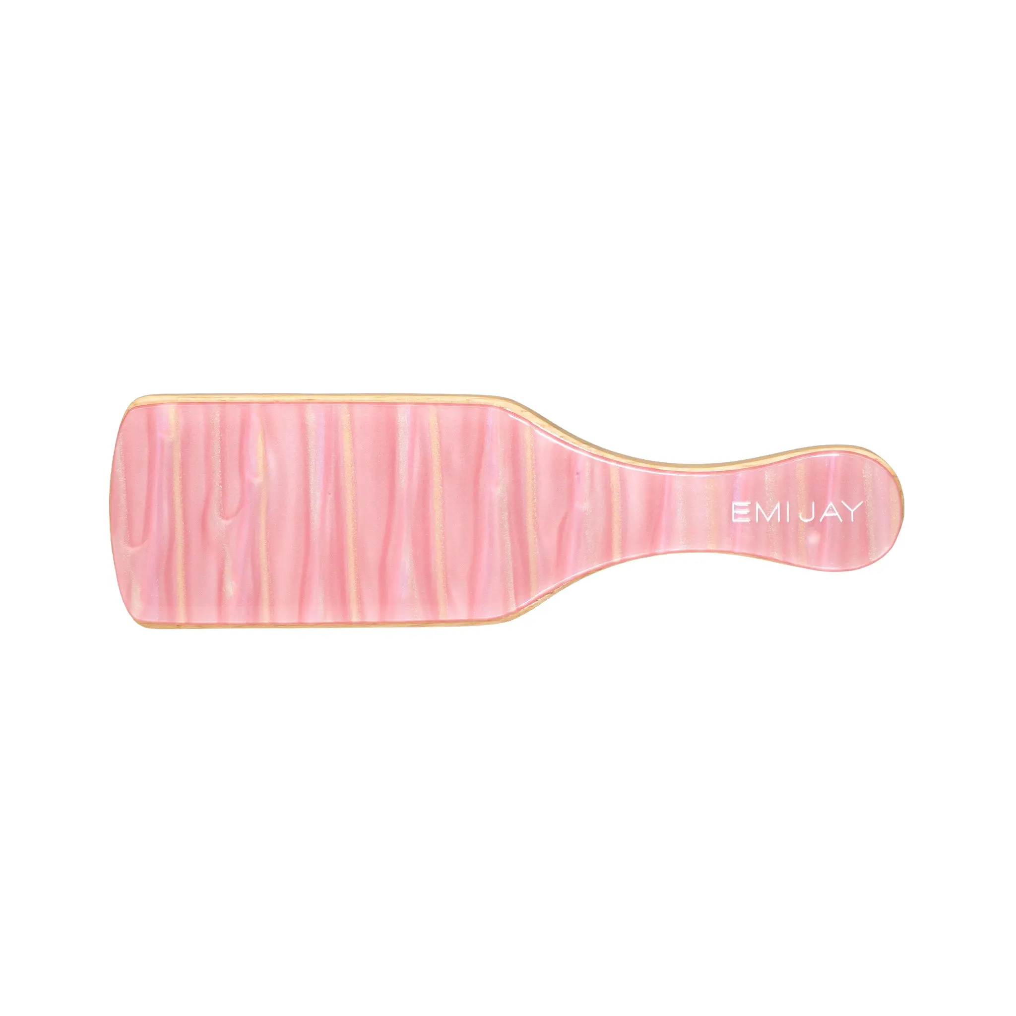 Emi Jay Mini Boar Bristle Bamboo Hair Brush in Lychee Baby