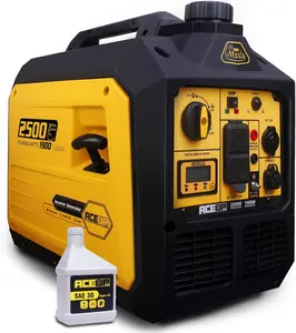 Aceup Energy 2500 Watt Portable Gas Inverter Generator Quiet for Home Camping EPA Compliant with SAE 30 Oil Included Outdoor Power Supply Fathersdaygift