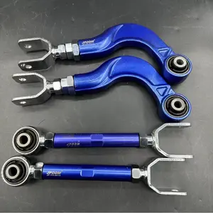 4 PCs Steel Adjustable Rear Camber+Toe Control Arm For Toyota RAV4 2019-2023
