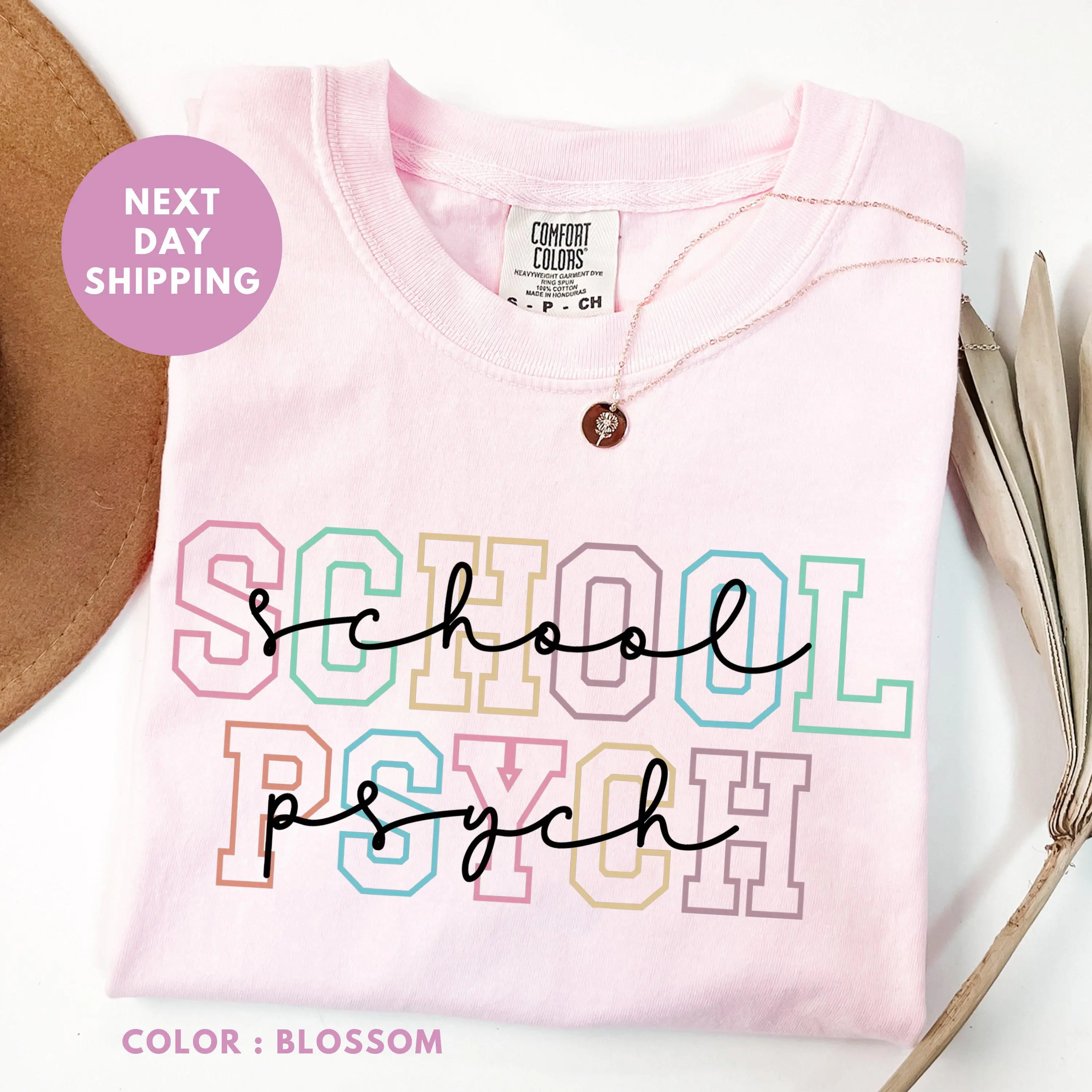 School Psych Comfort Colors® Shirt, School Psychologist Shirt, Psychologist Psych LPC Shirt, First Day Of School Psychology, Back To School Fit Top Unisex Womenswear